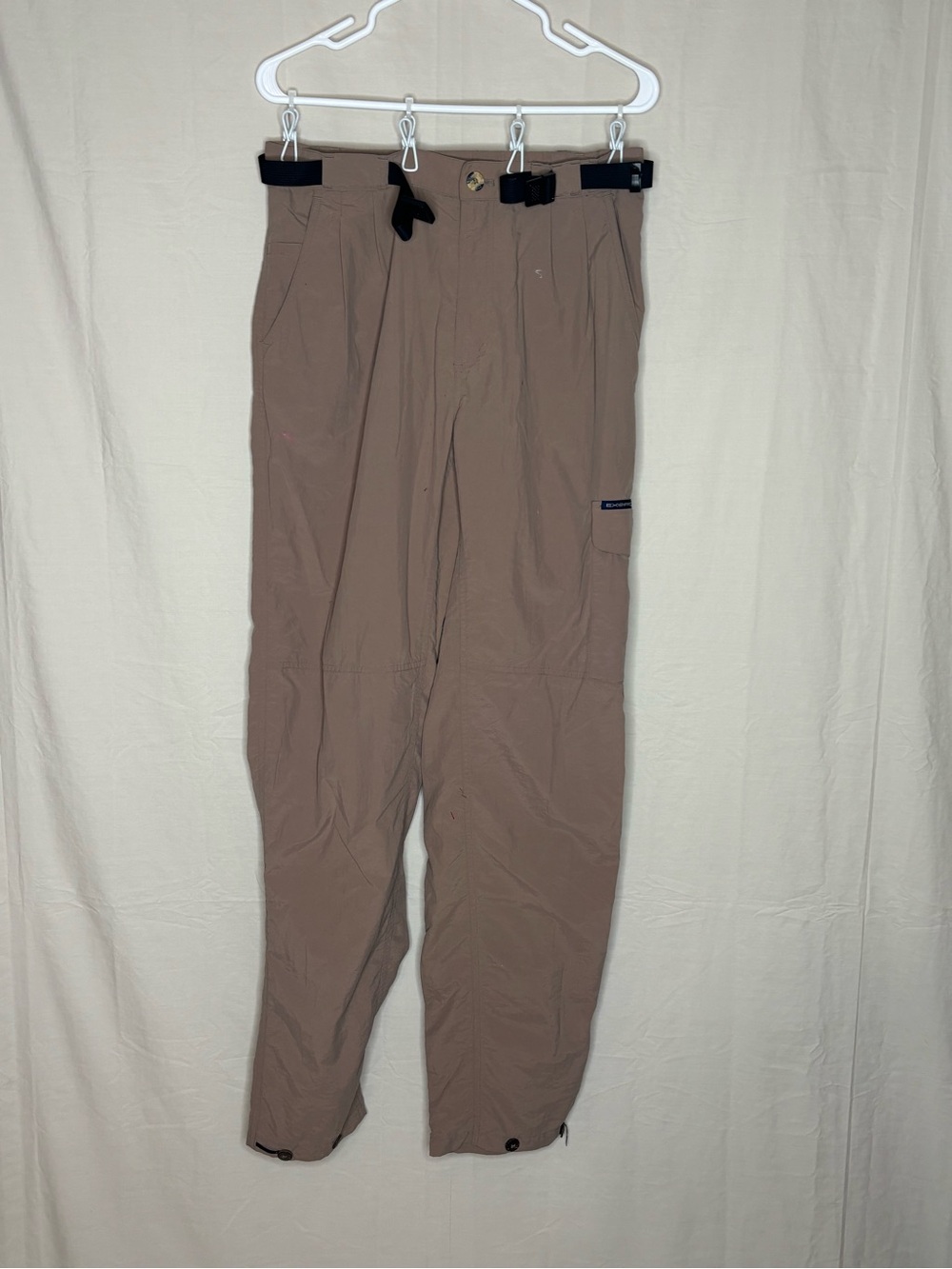 ExOfficio Men's Cargo Pants in Taupe Brown-Size M Long